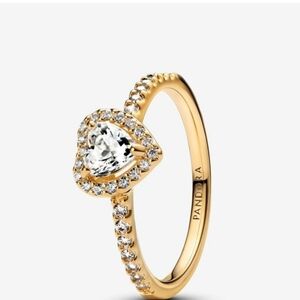 Pandora Elevated Heart Ring Size 58